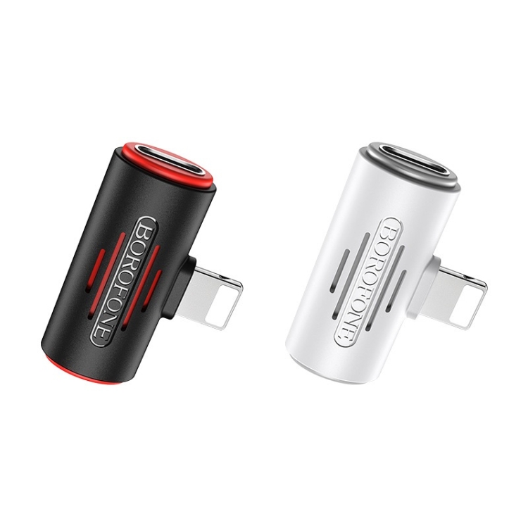 Borofone BV6 Dual 8 Pins to 8 Pin Charging & Music Digital Audio Mini Converter Borofone BV6 Dual 8 Pins to 8 Pin Charging & Music Digital Audio Mini Converter