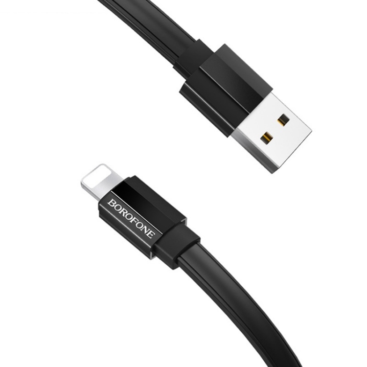 Borofone BU8 1.2m 8 Pin to USB Charging & Data Cable (Black) Borofone BU8 1.2m 8 Pin to USB Charging & Data Cable (Black)