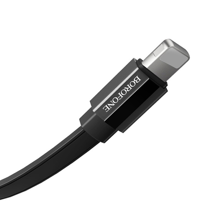 Borofone BU8 1.2m 8 Pin to USB Charging & Data Cable (Black) Borofone BU8 1.2m 8 Pin to USB Charging & Data Cable (Black)