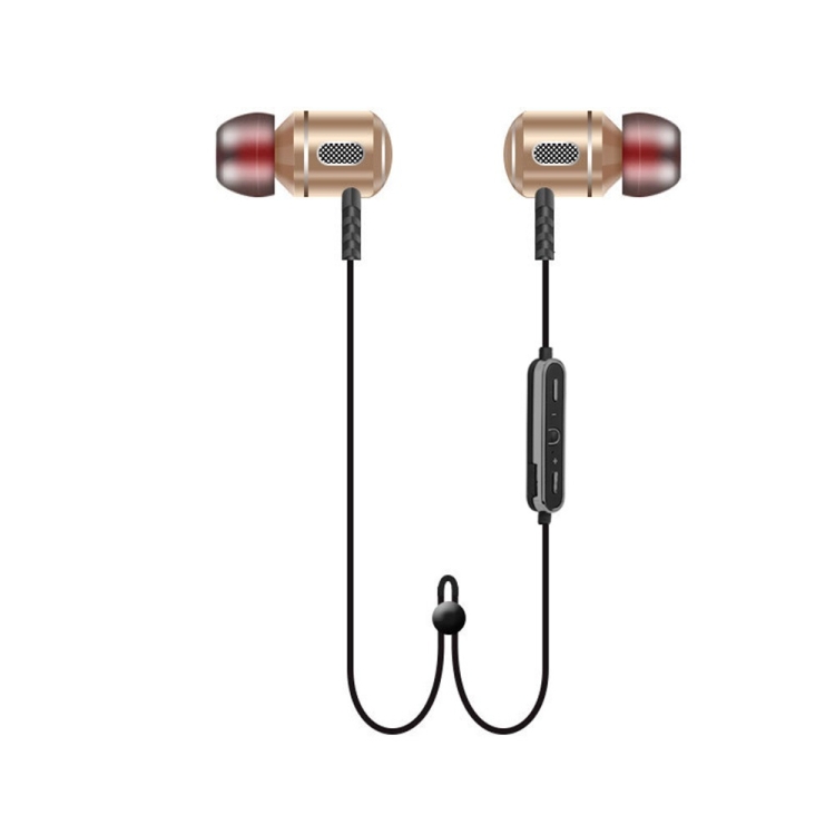 Moloke S8 Hanging Neck In-Ear Sports Bluetooth Earphone Waterproof Anti-sweat Stereo Sound Headset (Gold) Moloke S8 Hanging Neck In-Ear Sports Bluetooth Earphone Waterproof Anti-sweat Stereo Sound Headset (Gold)