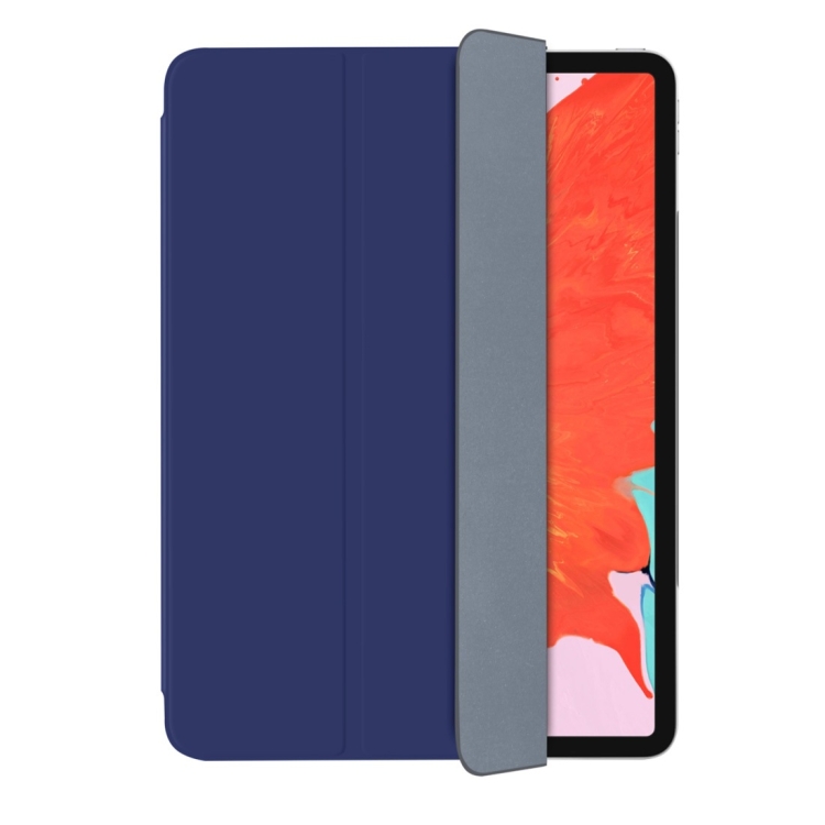 Mutural Famous Authority Series Magnetic Leather Case for iPad Pro 12.9 inch (2018), with Folding Holder & Sleep / Wake-up Function(Blue) Mutural Famous Authority Series Magnetic Leather Case for iPad Pro 12.9 inch (2018), with Folding Holder & Sleep / Wake-up Function(Blue)