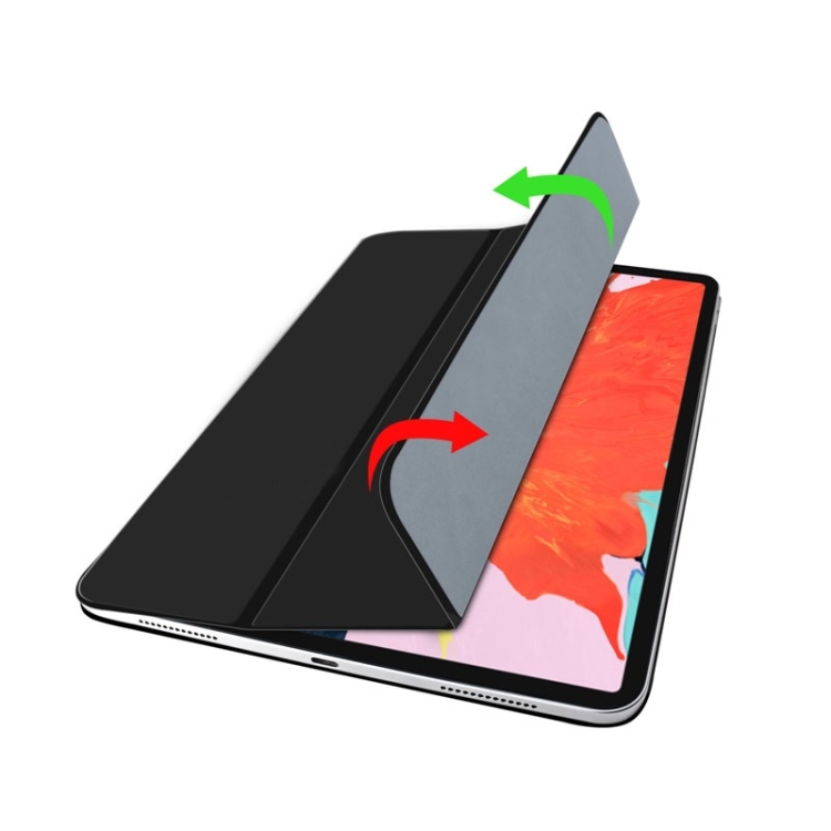 Mutural Famous Authority Series Magnetic Leather Case for iPad Pro 12.9 inch (2018), with Folding Holder & Sleep / Wake-up Function(Blue) Mutural Famous Authority Series Magnetic Leather Case for iPad Pro 12.9 inch (2018), with Folding Holder & Sleep / Wake-up Function(Blue)