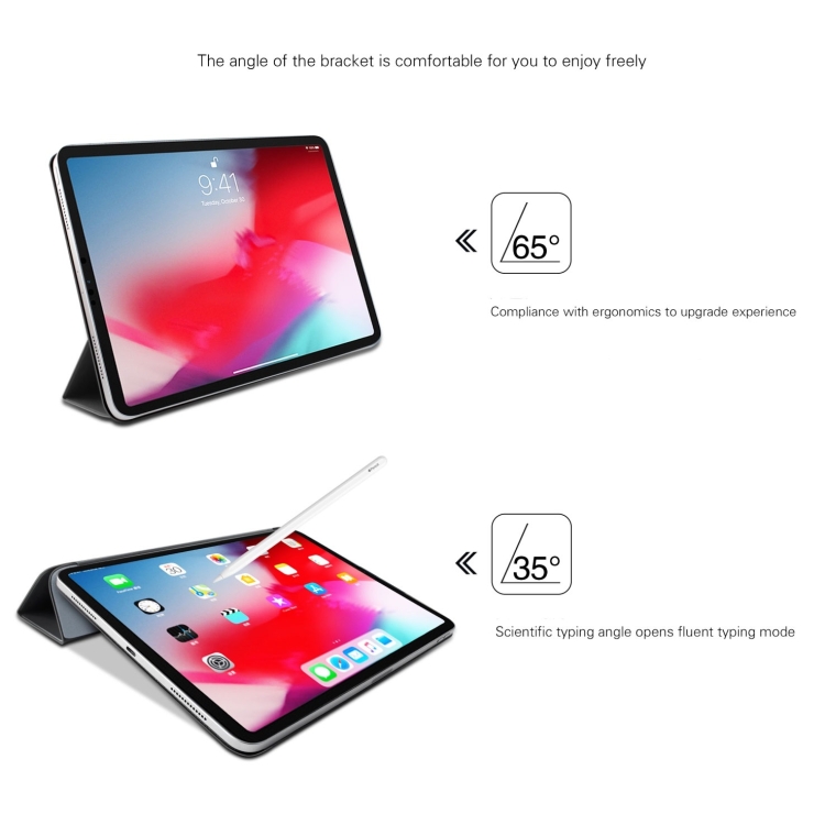 Mutural Famous Authority Series Magnetic Leather Case for iPad Pro 12.9 inch (2018), with Folding Holder & Sleep / Wake-up Function(Blue) Mutural Famous Authority Series Magnetic Leather Case for iPad Pro 12.9 inch (2018), with Folding Holder & Sleep / Wake-up Function(Blue)