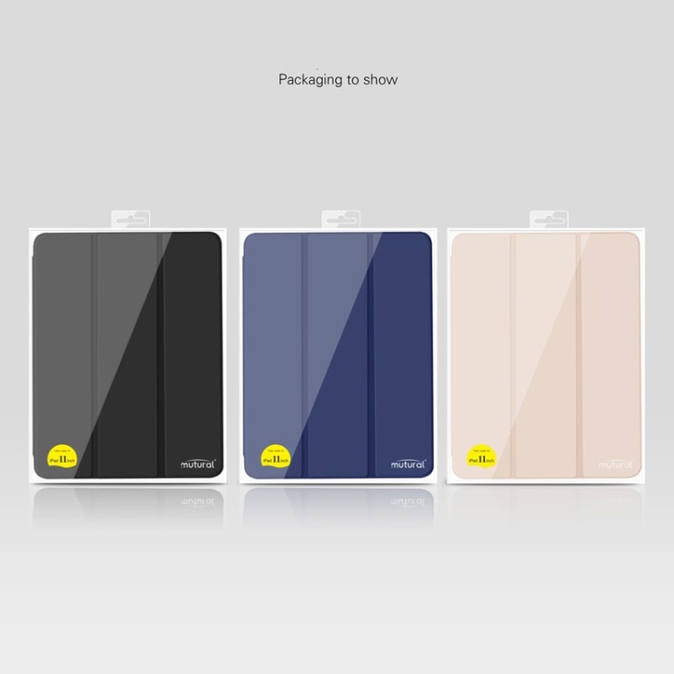Mutural Famous Authority Series Magnetic Leather Case for iPad Pro 12.9 inch (2018), with Folding Holder & Sleep / Wake-up Function(Blue) Mutural Famous Authority Series Magnetic Leather Case for iPad Pro 12.9 inch (2018), with Folding Holder & Sleep / Wake-up Function(Blue)