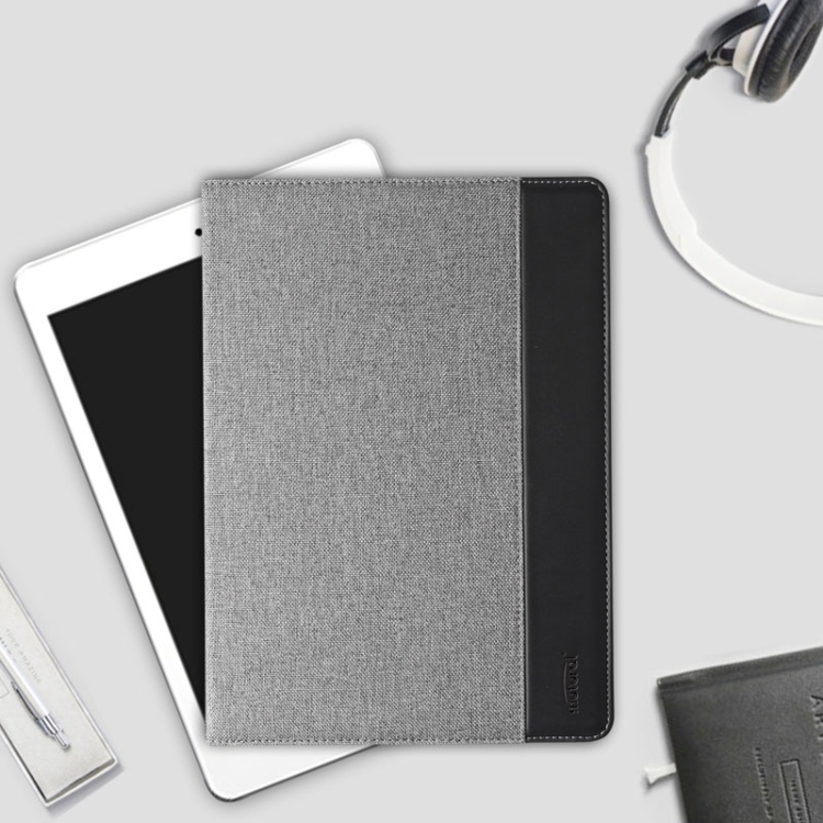 Mutural British Series Color Matching PC + Canvas PU Leather Case for iPad Pro 12.9 inch (2018), with Holder & Pen Slot Mutural British Series Color Matching PC + Canvas PU Leather Case for iPad Pro 12.9 inch (2018), with Holder & Pen Slot