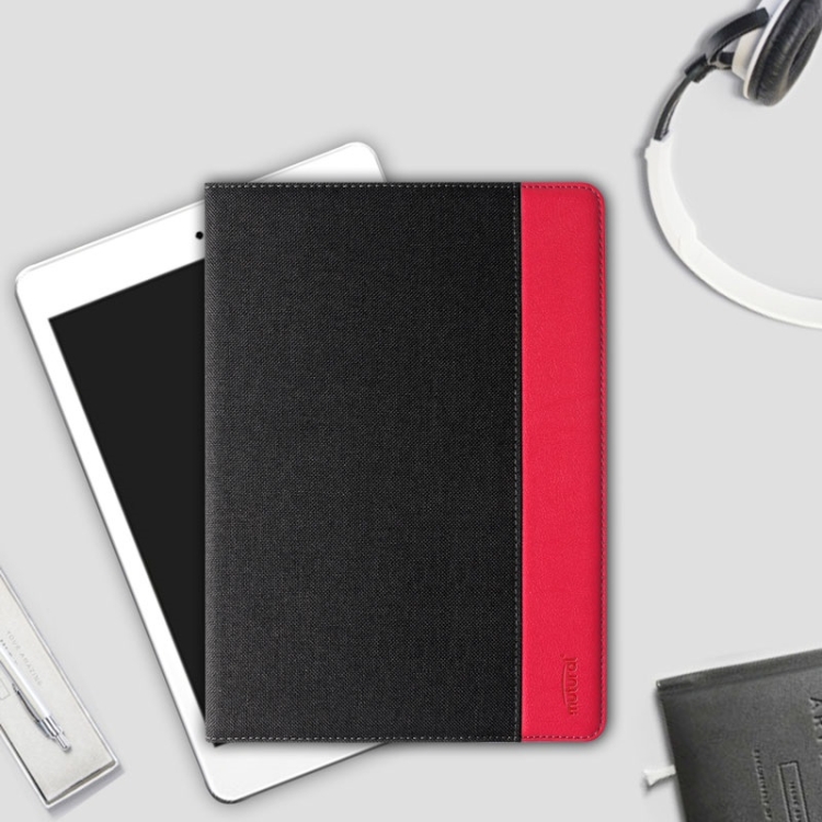 Mutural British Series Color Matching PC + Canvas PU Leather Case for iPad Pro 11 inch (2018), With Holder & Pen Slot Mutural British Series Color Matching PC + Canvas PU Leather Case for iPad Pro 11 inch (2018), With Holder & Pen Slot