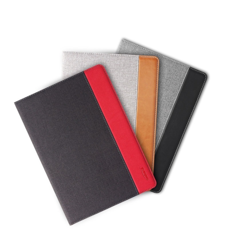 Mutural British Series Color Matching PC + Canvas PU Leather Case for iPad Pro 11 inch (2018), With Holder & Pen Slot Mutural British Series Color Matching PC + Canvas PU Leather Case for iPad Pro 11 inch (2018), With Holder & Pen Slot
