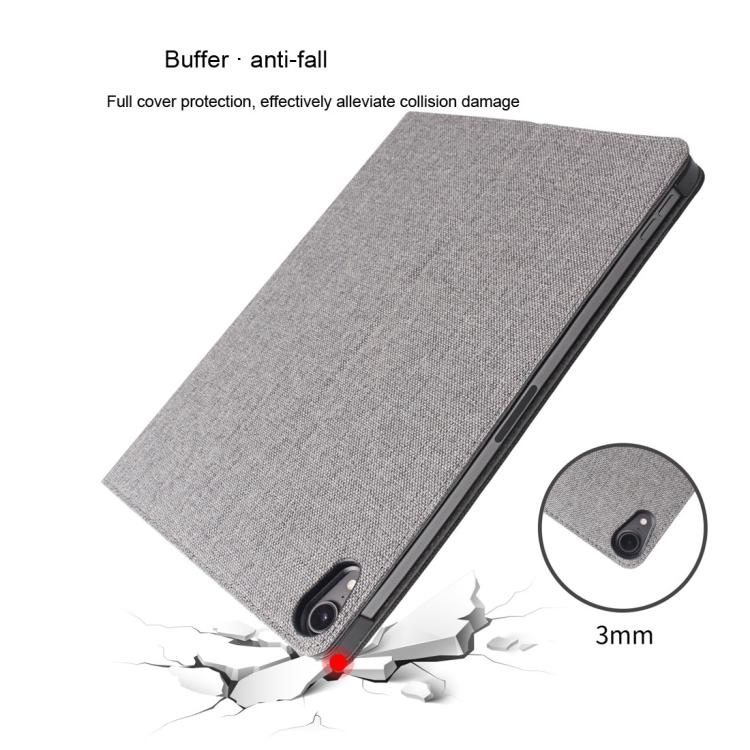 Mutural British Series Color Matching PC + Canvas PU Leather Case for iPad Pro 11 inch (2018), With Holder & Pen Slot Mutural British Series Color Matching PC + Canvas PU Leather Case for iPad Pro 11 inch (2018), With Holder & Pen Slot