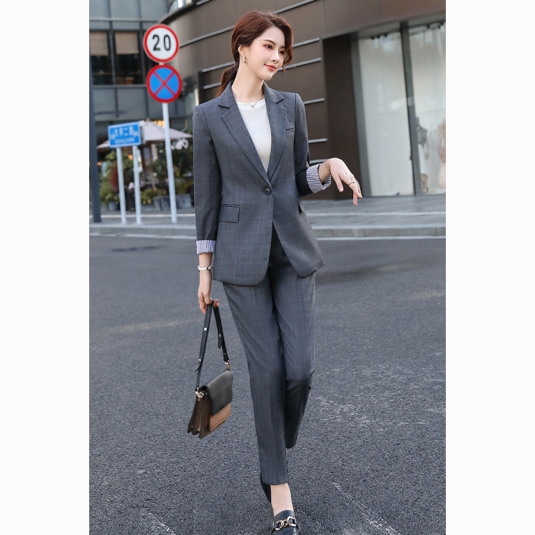 Business Wear Fashion Casual Suit Work Clothes Suit, Style: Coat +