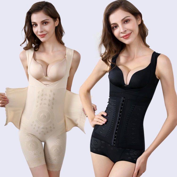 Corset And Belly Shaping One-piece Underwear (Color:Flat Size:angle Skin  Tone_XXXXL)