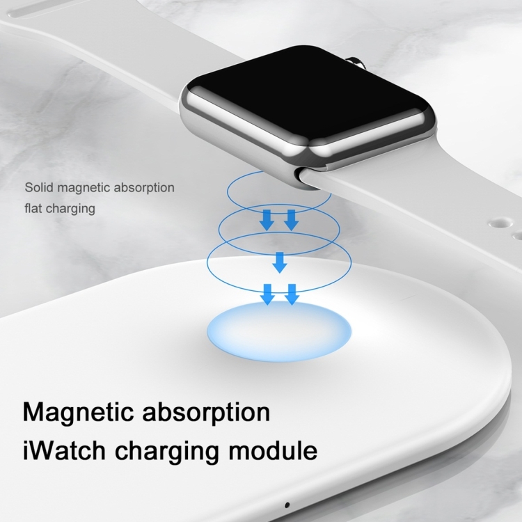 Baseus WX2IN1-02 2 in 1 10W Qi Standard Smart Wireless Charger