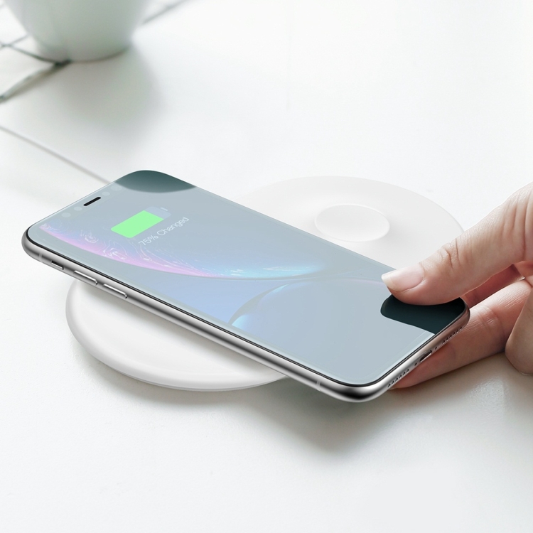 Baseus WX2IN1-02 2 in 1 10W Qi Standard Smart Wireless Charger