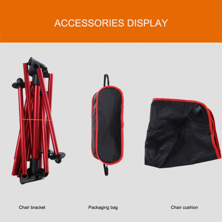 Camping Chair,Folding Portable Fishing Chair with Fishing Accessories and  Backpack,for Travel Outdoor Beach Fishing