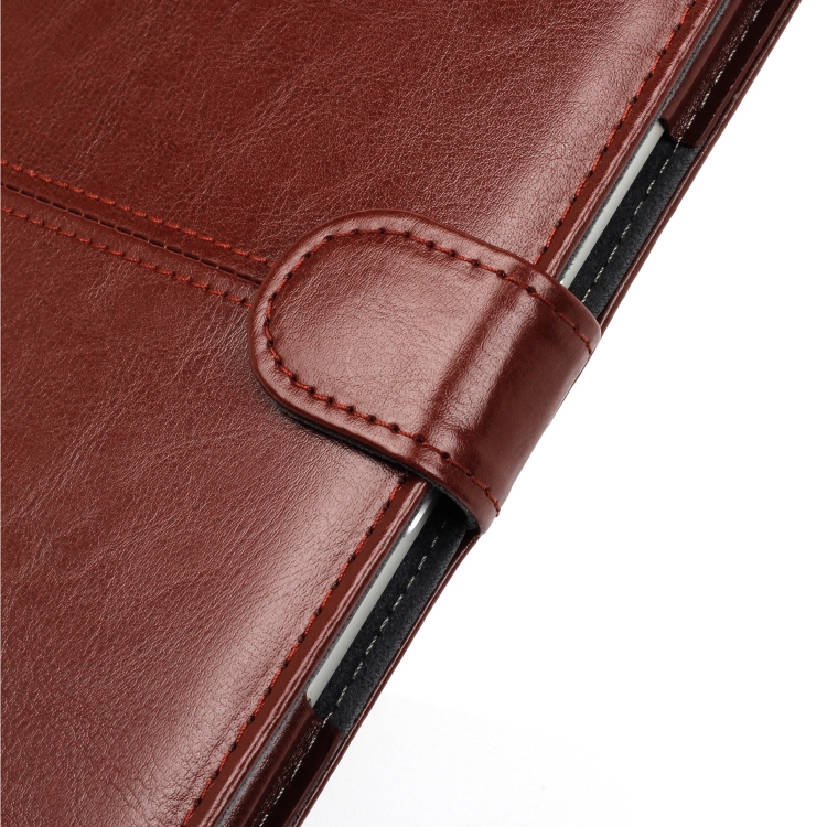 Crazy Horse Texture Horizontal Flip Leather PU Case for MacBook Pro 15.4 inch A1990 (2018) (Brown) Crazy Horse Texture Horizontal Flip Leather PU Case for MacBook Pro 15.4 inch A1990 (2018) (Brown)