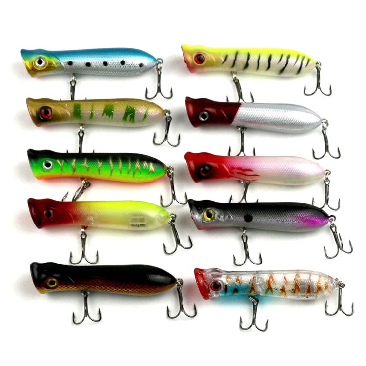 HENGJIA PO032 8cm/12g Simulation Hard Baits Fishing Lures with Hooks Tackle  Baits Fit Saltwater and Freshwater (5#)