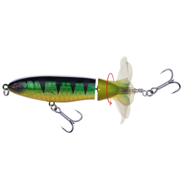 HENGJIA PE018 10cm/13g Propeller Tractor Shaped Hard Baits Fishing Lures  Tackle Baits Fit Saltwater and Freshwater (5#)