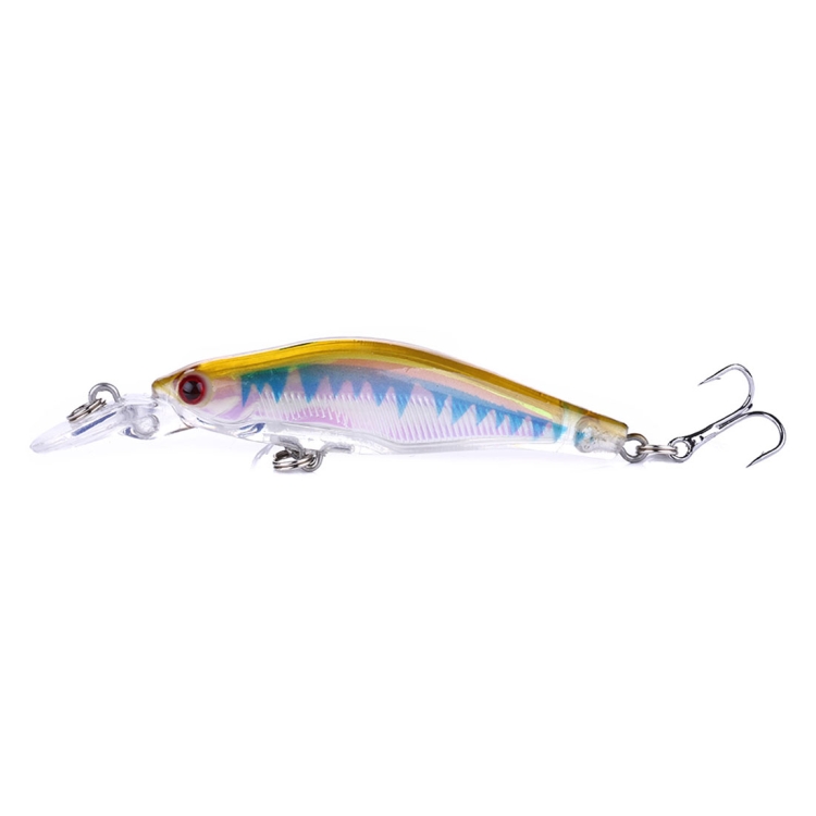HENGJIA MI107 8cm/6g Simulation Hard Baits Fishing Lures Tackle Baits Fit  Saltwater and Freshwater (1#)