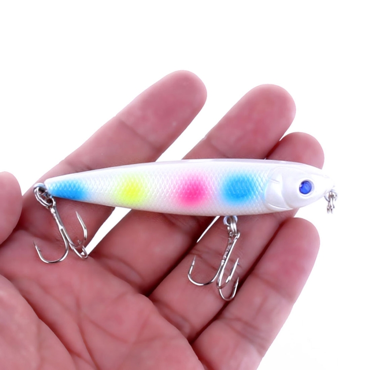 HENGJIA PE006 8cm/8.5g Hard Baits Fishing Lures Tackle Baits Fit Saltwater  and Freshwater (1#)