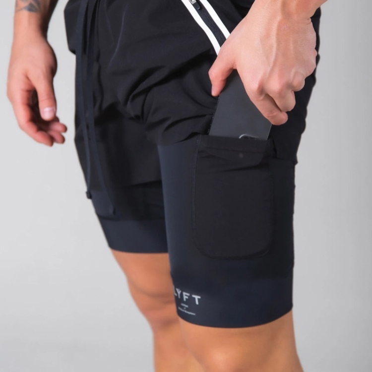 Mens Lyft quick-drying double layer shorts | Wray Sports