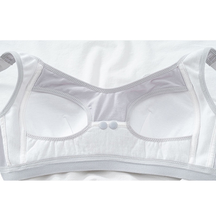 Soutien-gorge d'allaitement, ouverture du bouton avant, soutien