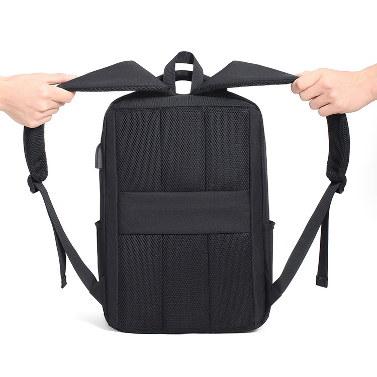 cxs-611 Multifunctional Oxford Laptop Bag Backpack(Black)