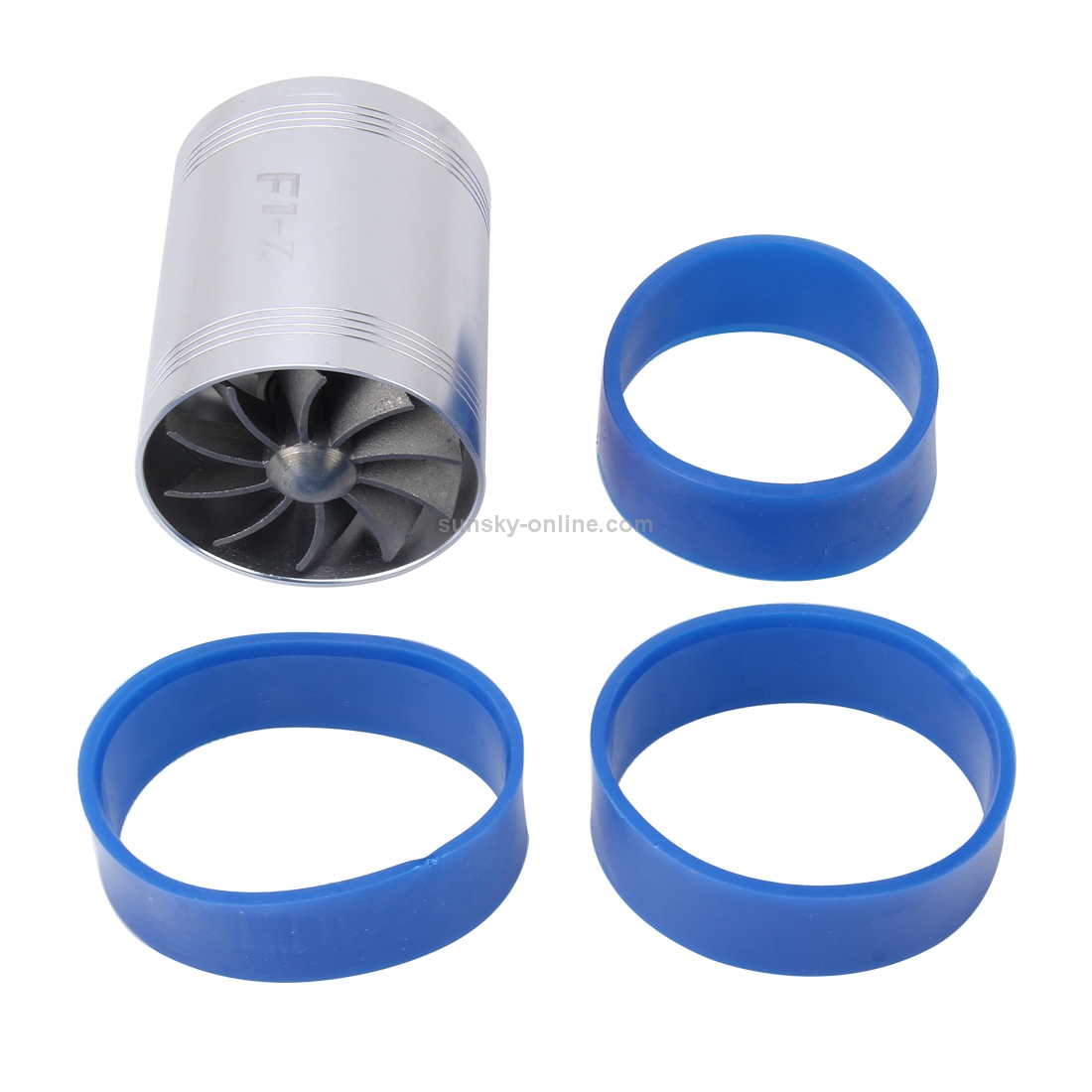 SUNSKY F1 Z Car Stainless Universal Supercharger Dual Double Turbine 
