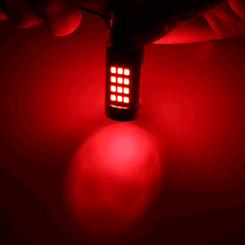 SUNSKY 2 ชิ้น 3157 DC12V / 2.2W ไฟเบรกรถ Strobe พร้อม 42LEDs SMD2835