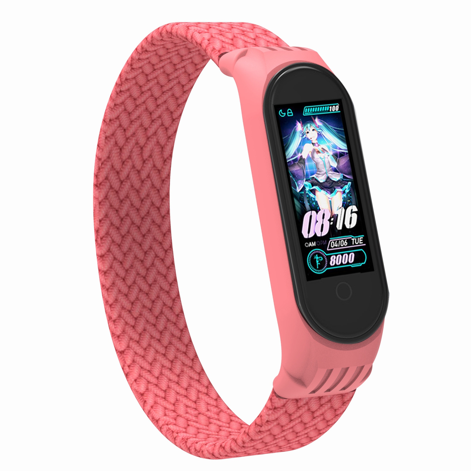 SUNSKY - สำหรับ Xiaomi Mi Band 5/4/3 / Huami Lap Lap Single Braided ...