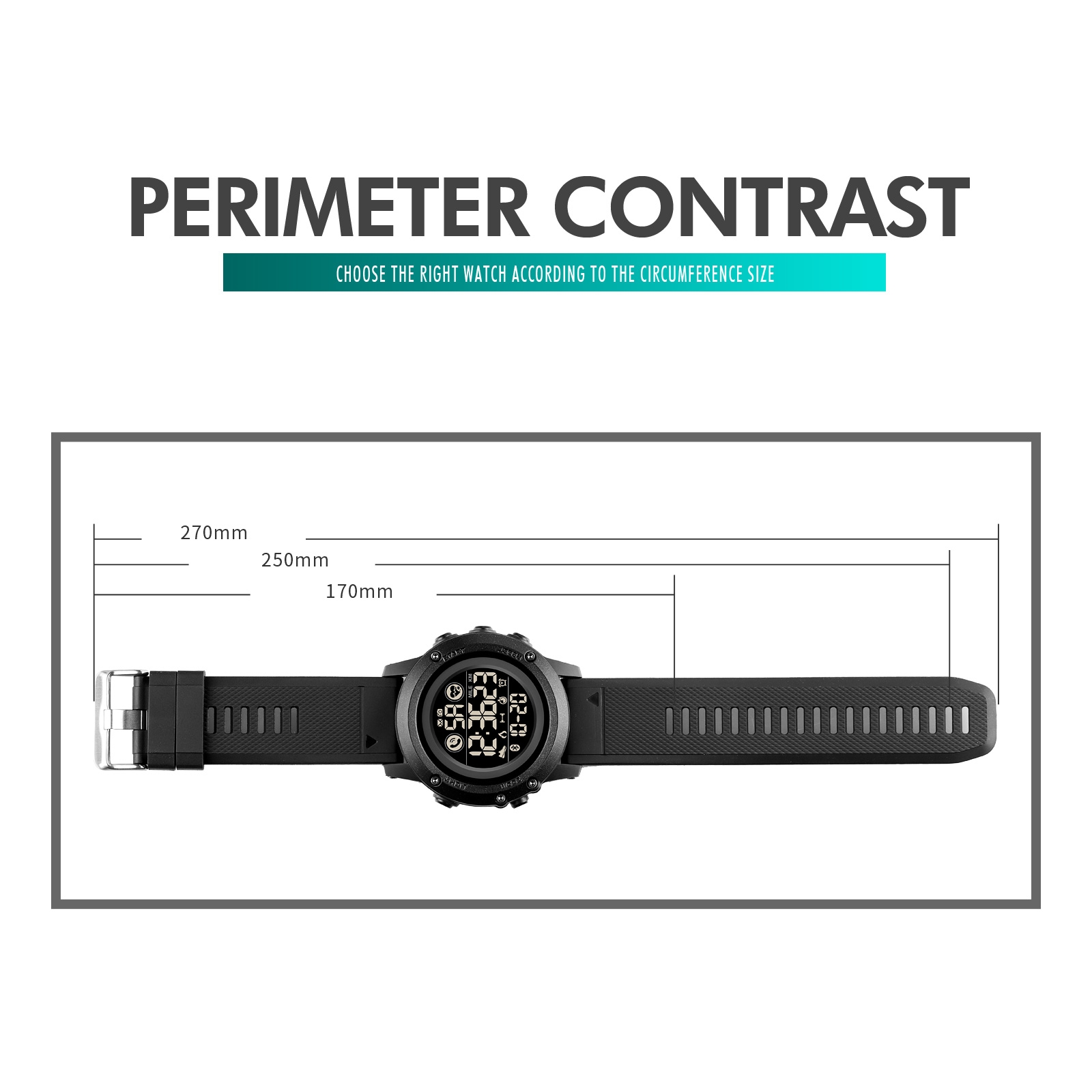 SKMEI 1746 Sports Mens Smartwatch Heart Rate 3D Pedometer