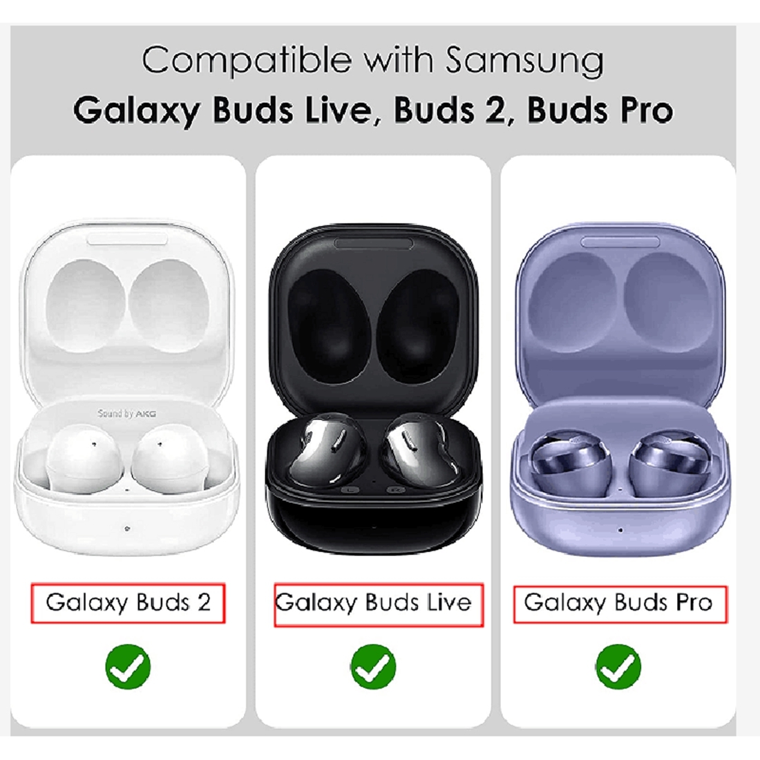 For Samsung Galaxy Buds Live / Buds 2 / Buds Pro / Buds 2 Pro Thunder Battlegear Anti-fall Earphones Protective Case with Switch (Purple)