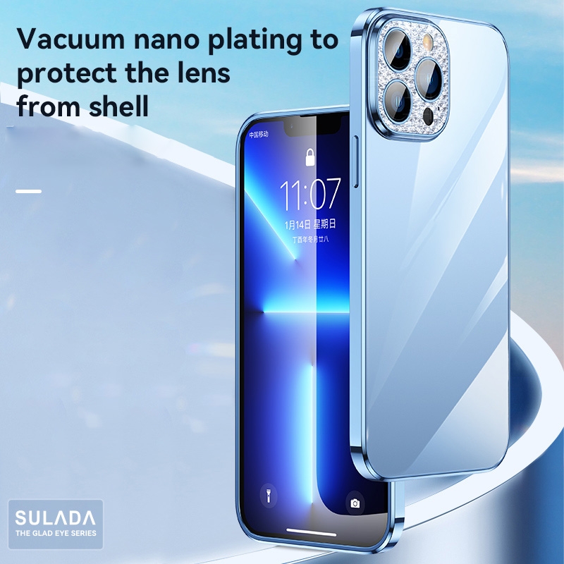 15% OFF by SUNSKY COUPON CODE: EDA0055566 for For iPhone 15 SULADA PC + Aluminum Alloy Lens Holder Phone Case(Dark Blue)