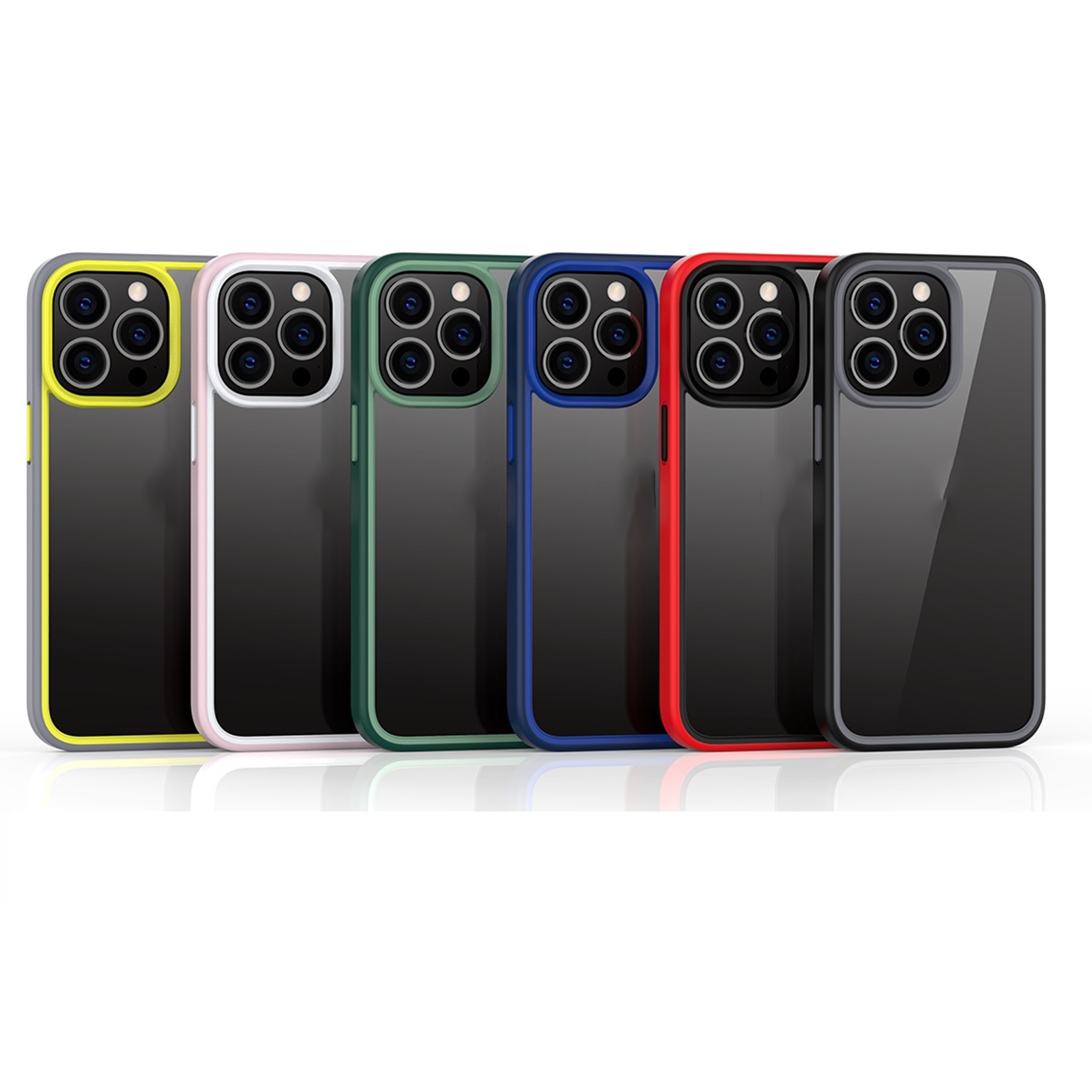 15% OFF by SUNSKY COUPON CODE: EDA004503001 for For iPhone 14 Pro RedPepper Silver Shield Series All-inclusive Lens Metal Phone Case(Black)