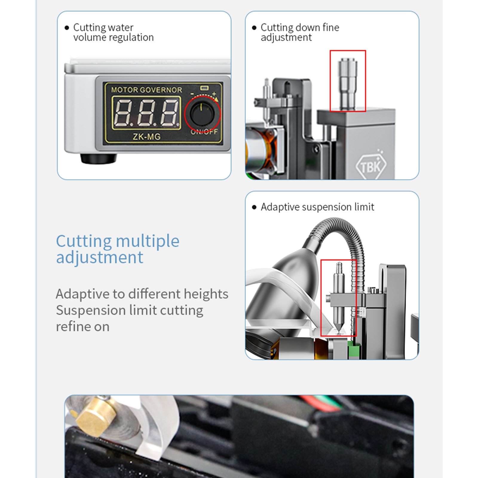 TBK 918 Smart Cutting and Grinding Machine, Plug:AU Plug