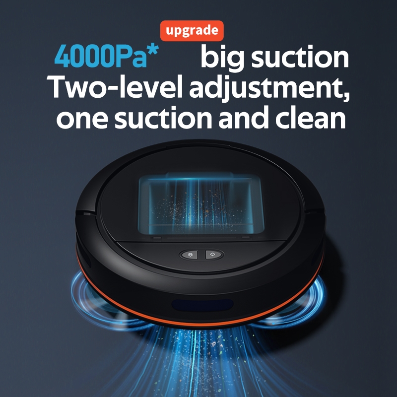 OB16 Mini Vacuum Cleaner Intelligent Sweeping Robot(Black)