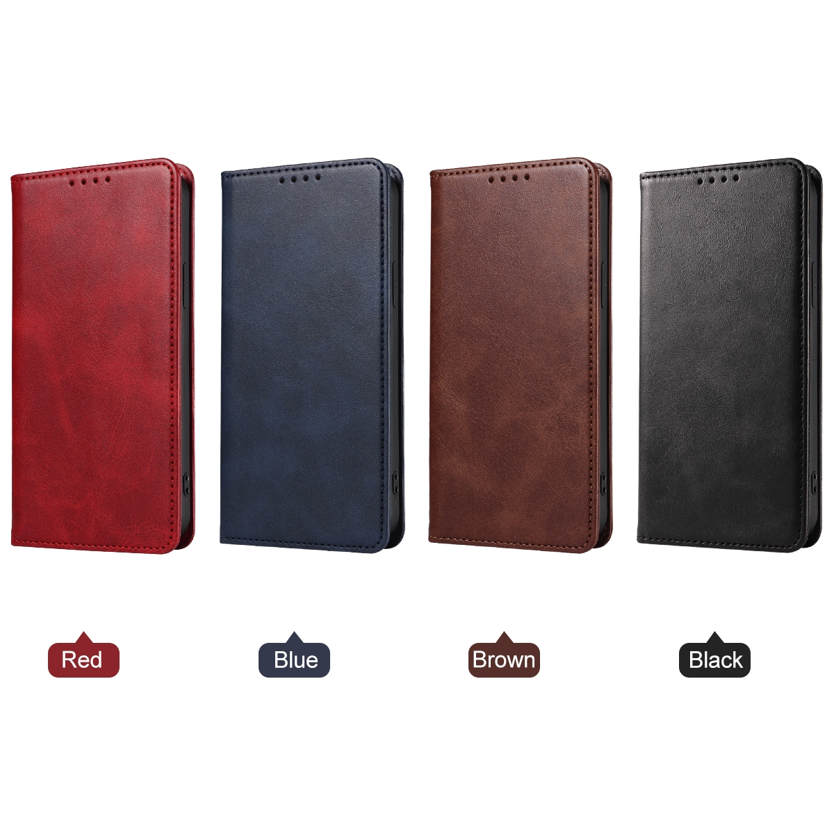 For BLU View 3 B140DL Magnetic Closure Leather Phone Case(Brown)