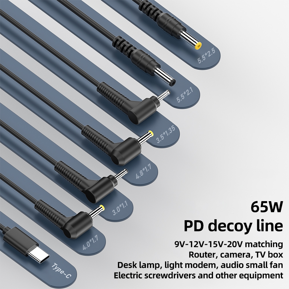 15V 5.5 x 2.1mm DC Power to Type-C Adapter Cable