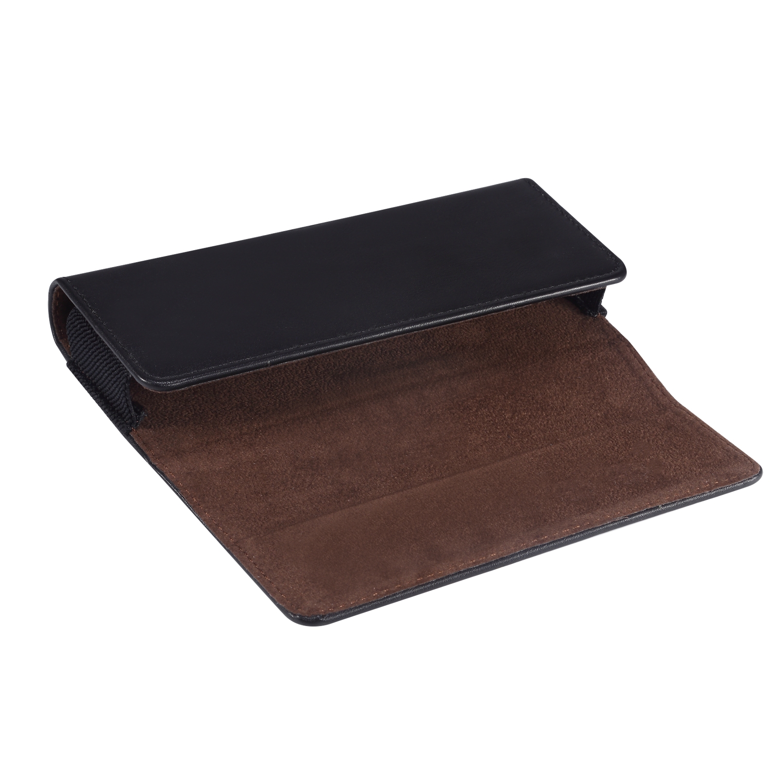 Fold Screen Universal Lamb Texture Waist Hanging Phone Case(Black)