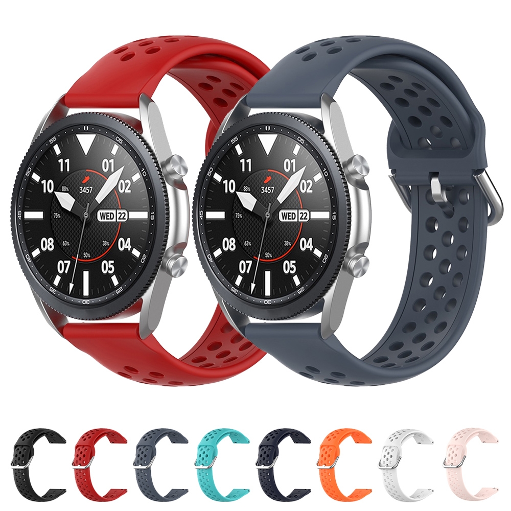 SUNSKY - สำหรับ Galaxy Watch 3 41mm R850 Silicone Solid Color Watch ...