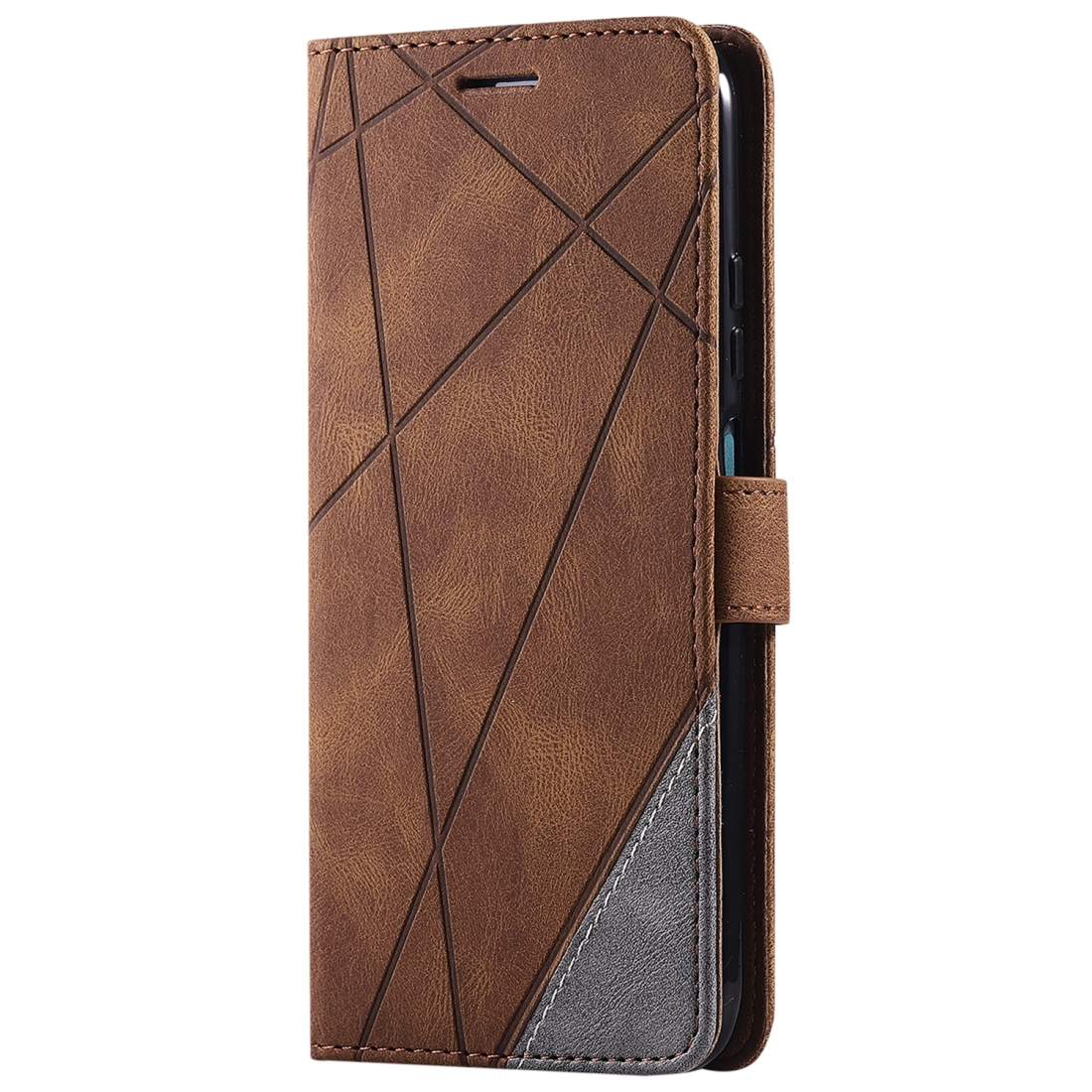 15% OFF by SUNSKY COUPON CODE: EDA0056632 for For Honor Magic5 Lite Skin Feel Splicing Leather Phone Case(Brown)