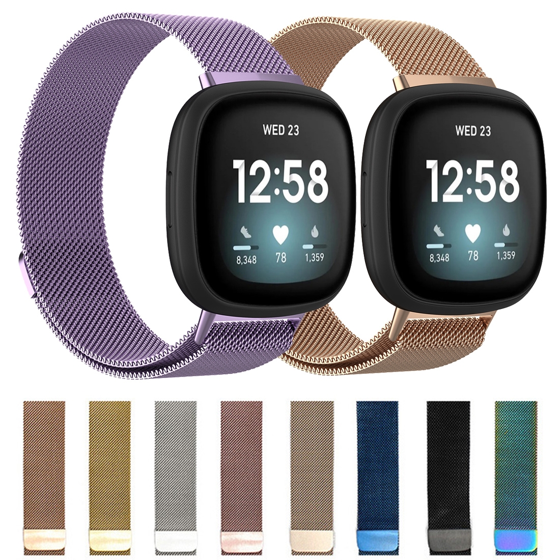 15% OFF by SUNSKY COUPON CODE: EDA0047639 for Magnetic Fold Clasp Woven Watch Band For Apple Watch 42mm(Rainbow Color)