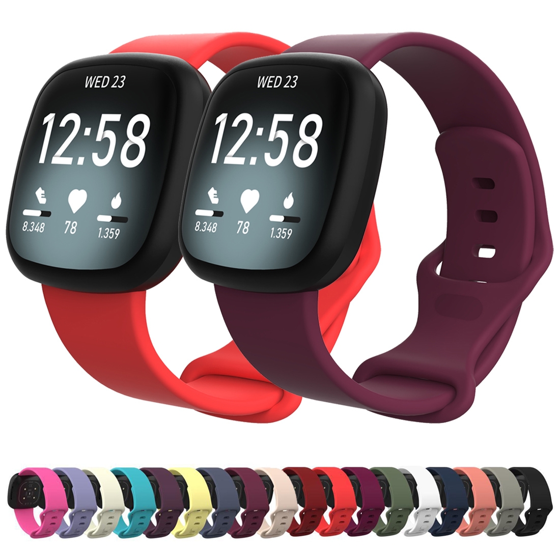 Fitbit versa on sale mint green band