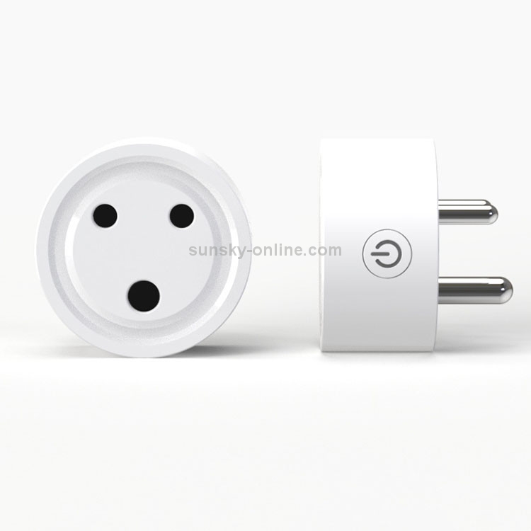 10A Mini Smart WiFi Socket Small South Africa / India Plug Remote Control Timer Switch Electrical Power Adapter with Alexa