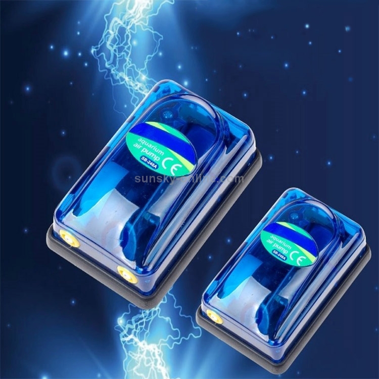 SUNSKY SOBO SB348A 5W Double Outlets Adjustable Flow Aquarium Air