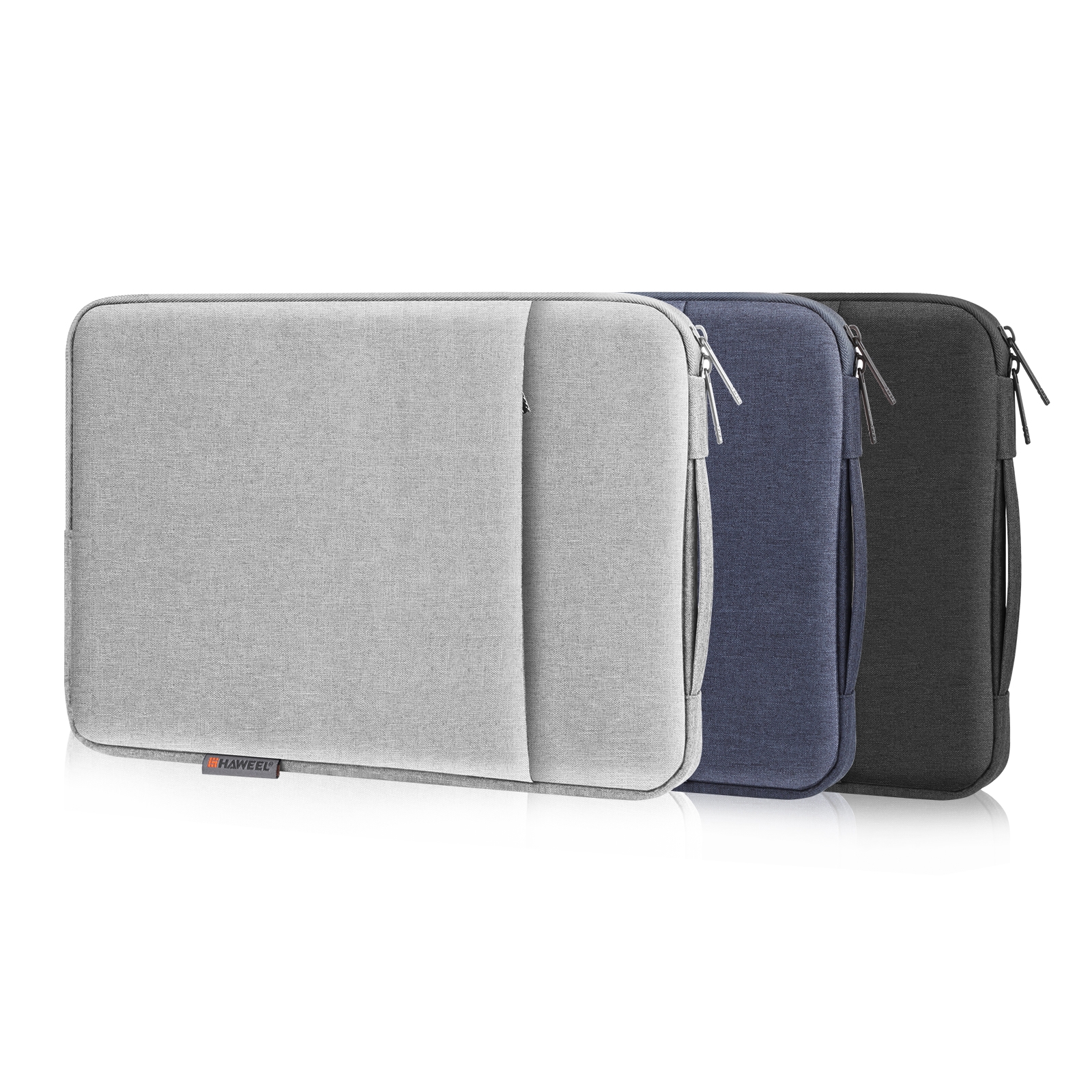 HAWEEL Laptop Sleeve Case Zipper Briefcase Bag with Handle for 12.5-13.5 inch Laptop(Gray Blue)