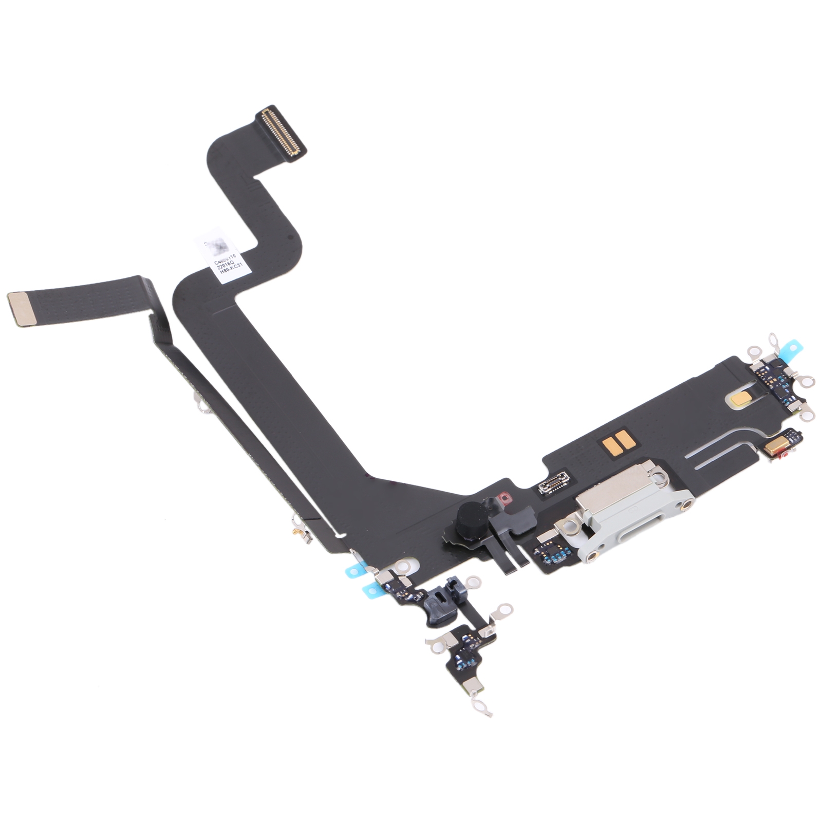 For iPhone 14 Pro Max Original Charging Port Flex Cable(White)