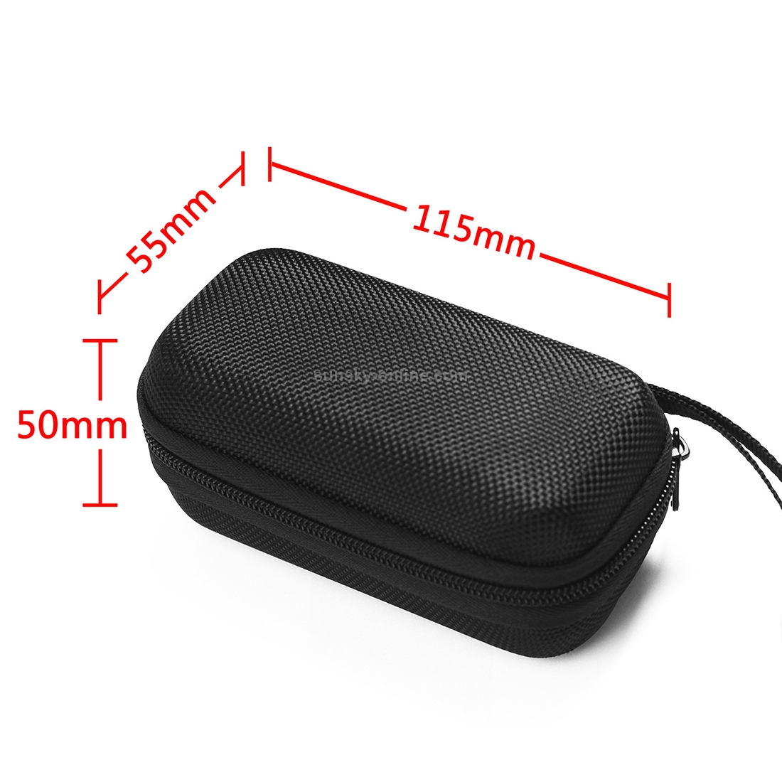 For B&O BeoPlay E6 Portable Nylon Magnetic Bluetooth In Ear Earphone Protective Bag Handbag