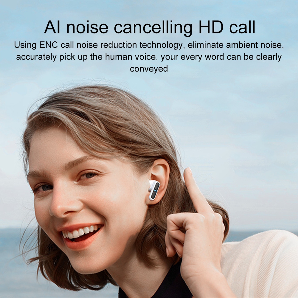 SUNSKY Langsdom TG11 Noise Reduction Wireless Bluetooth Earphone (Black)