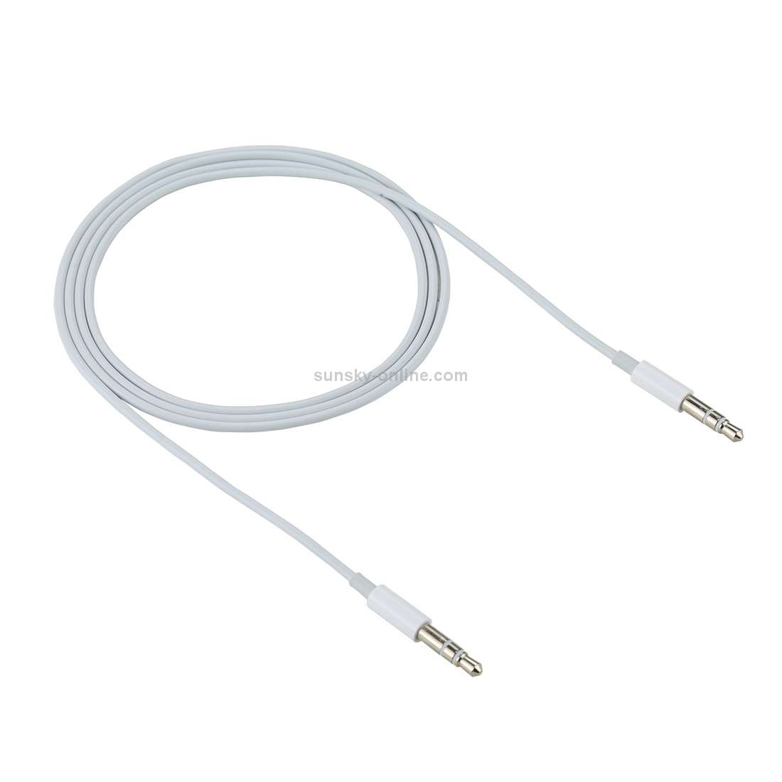 MH024 1m 3.5mm Jack Wire Control Stereo AUX Audio Cable for Computer, CD Player, MP3, Car, Headphone, Phones, Tablets, Speaker