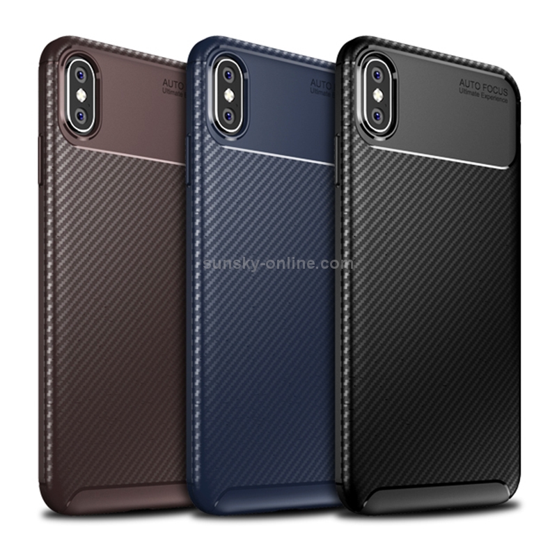 15% OFF by SUNSKY COUPON CODE: SYA0022335 for For iPhone X / XS Carbon Fiber Texture Leather Back Cover Phone Case(Khaki)