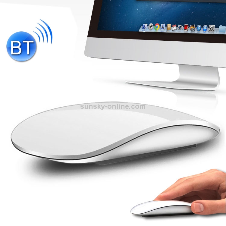 TM-823 2.4G 1200 DPI Wireless Touch Scroll Optical Mouse for Mac Desktop Laptop(White)